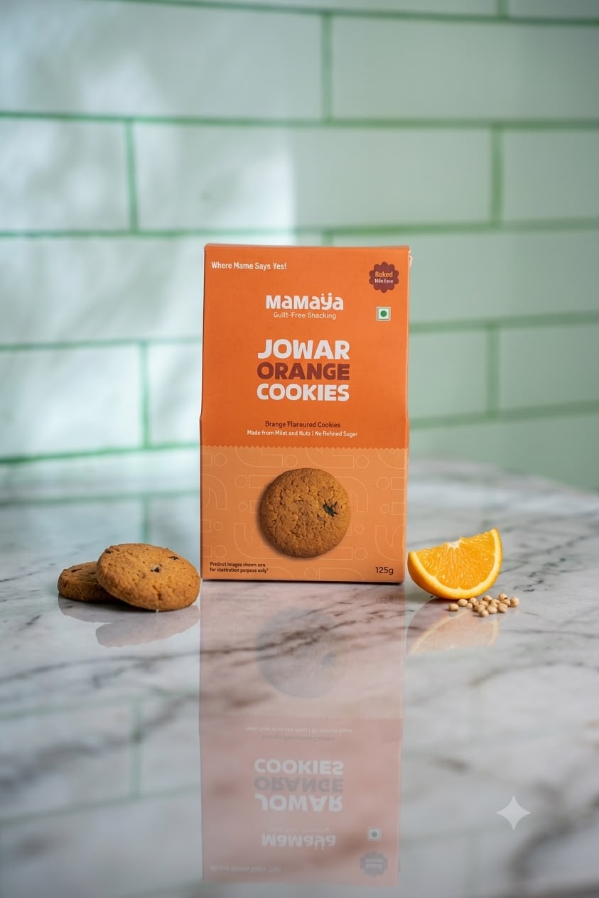 Jowar Orange Cookies