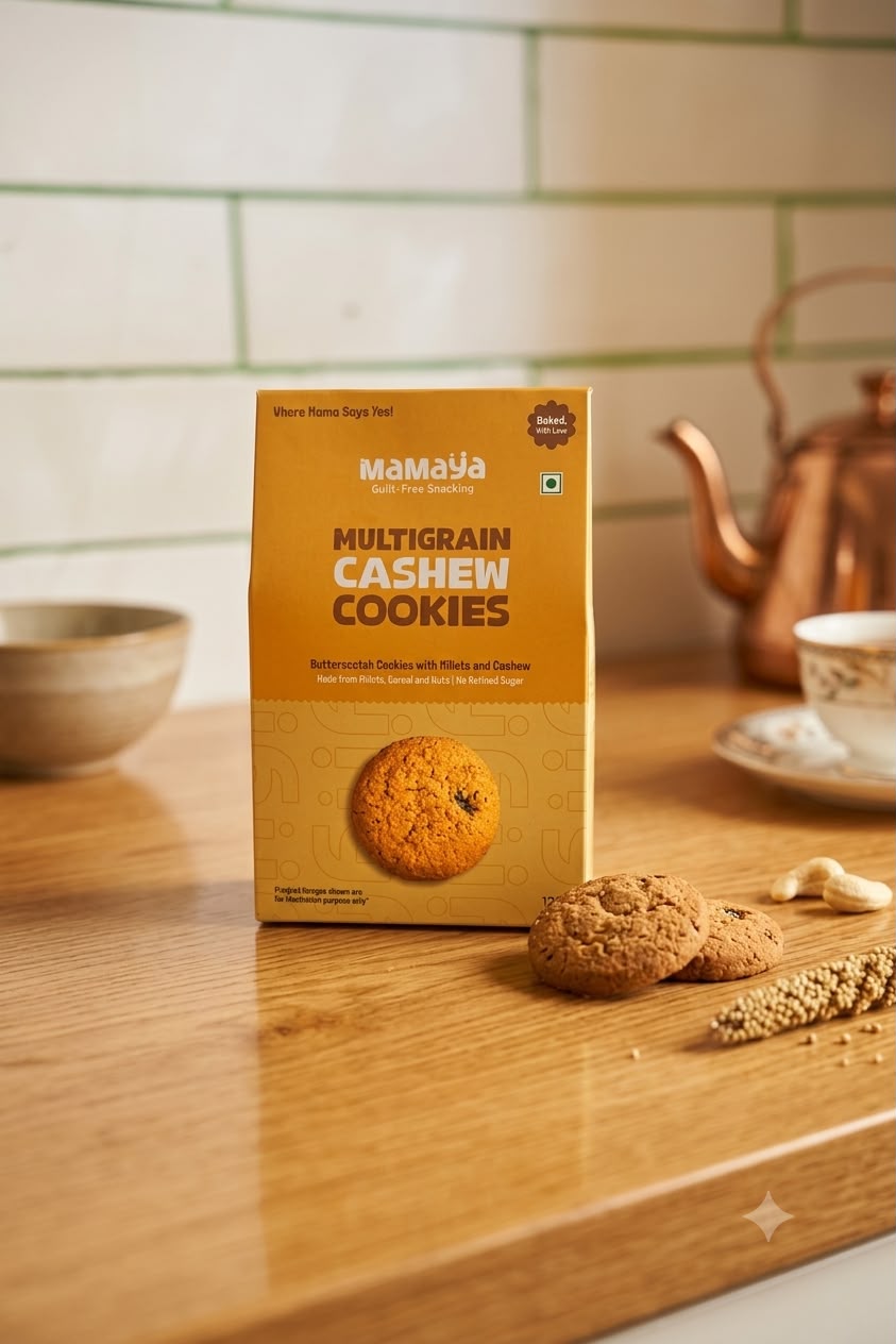 Multigrain Cashew Cookies
