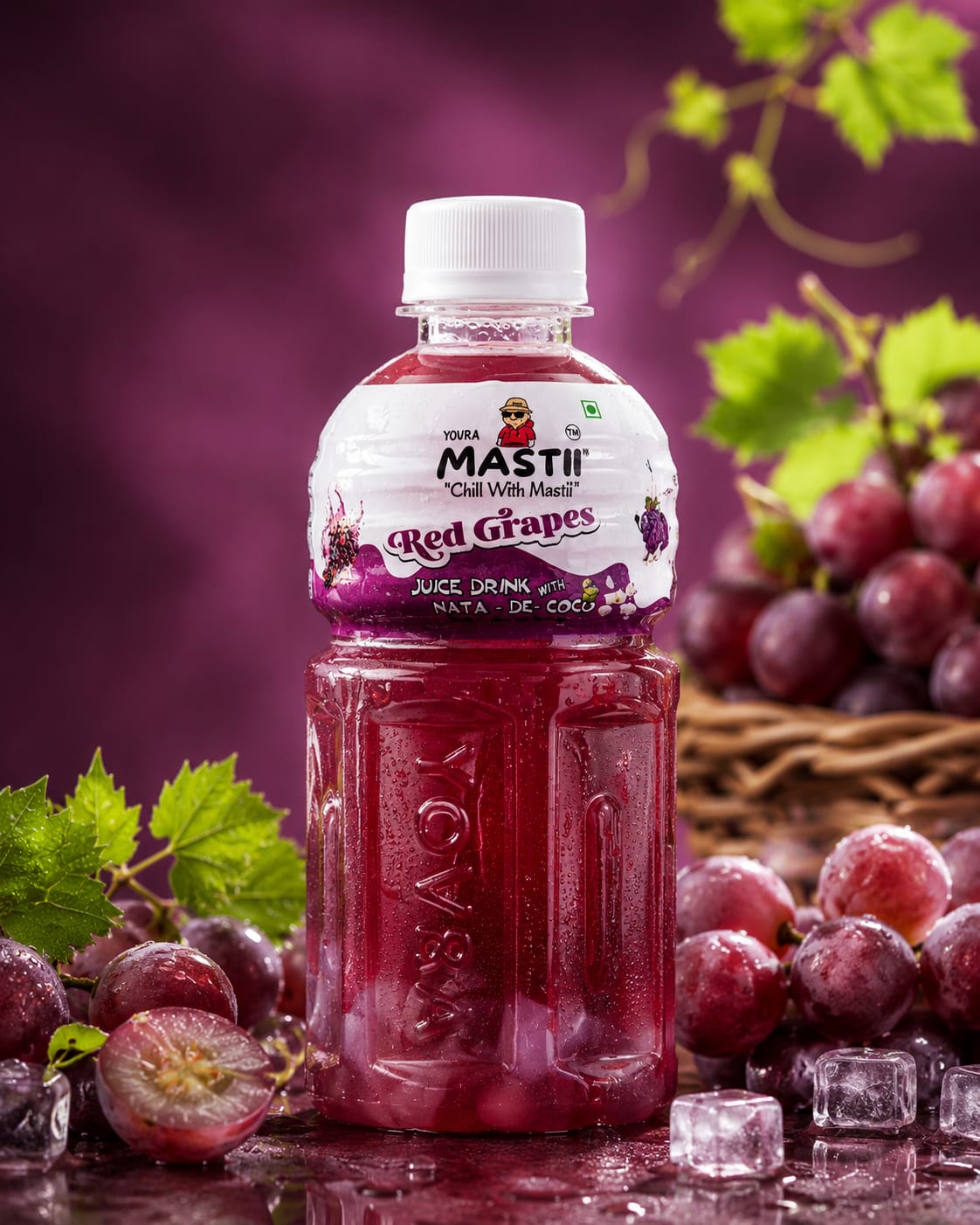 Red Grapes – Nata de Coco Juice