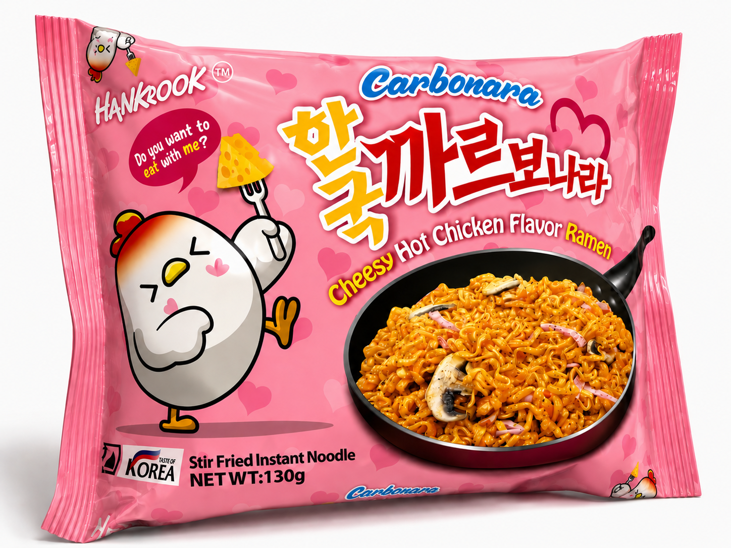 Hankook Buldak Hot Chicken Flavour Ramen Carbonara
