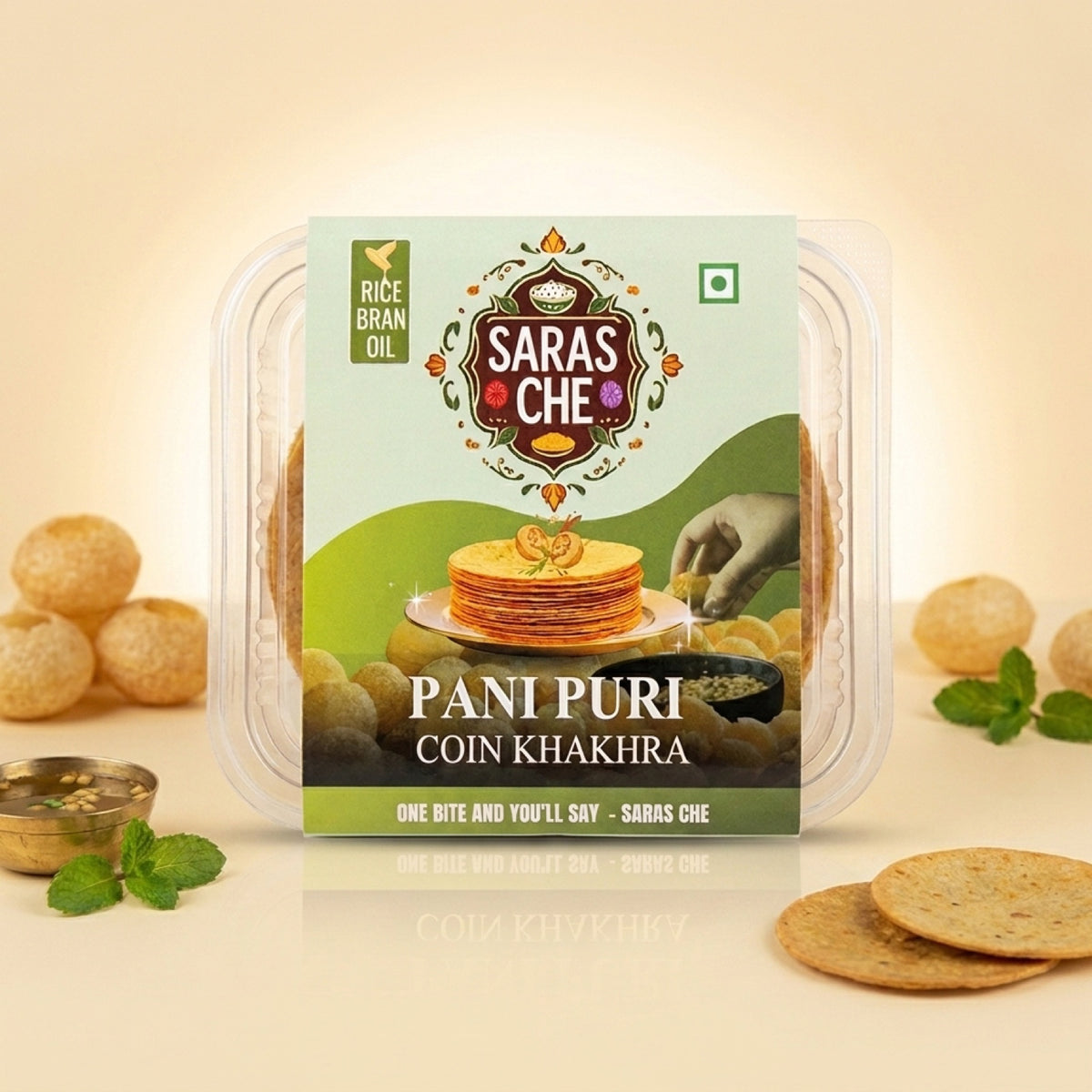 Pani Puri Coin Khakhra