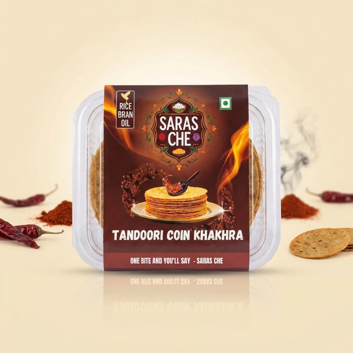 Tandoori Coin Khakhra