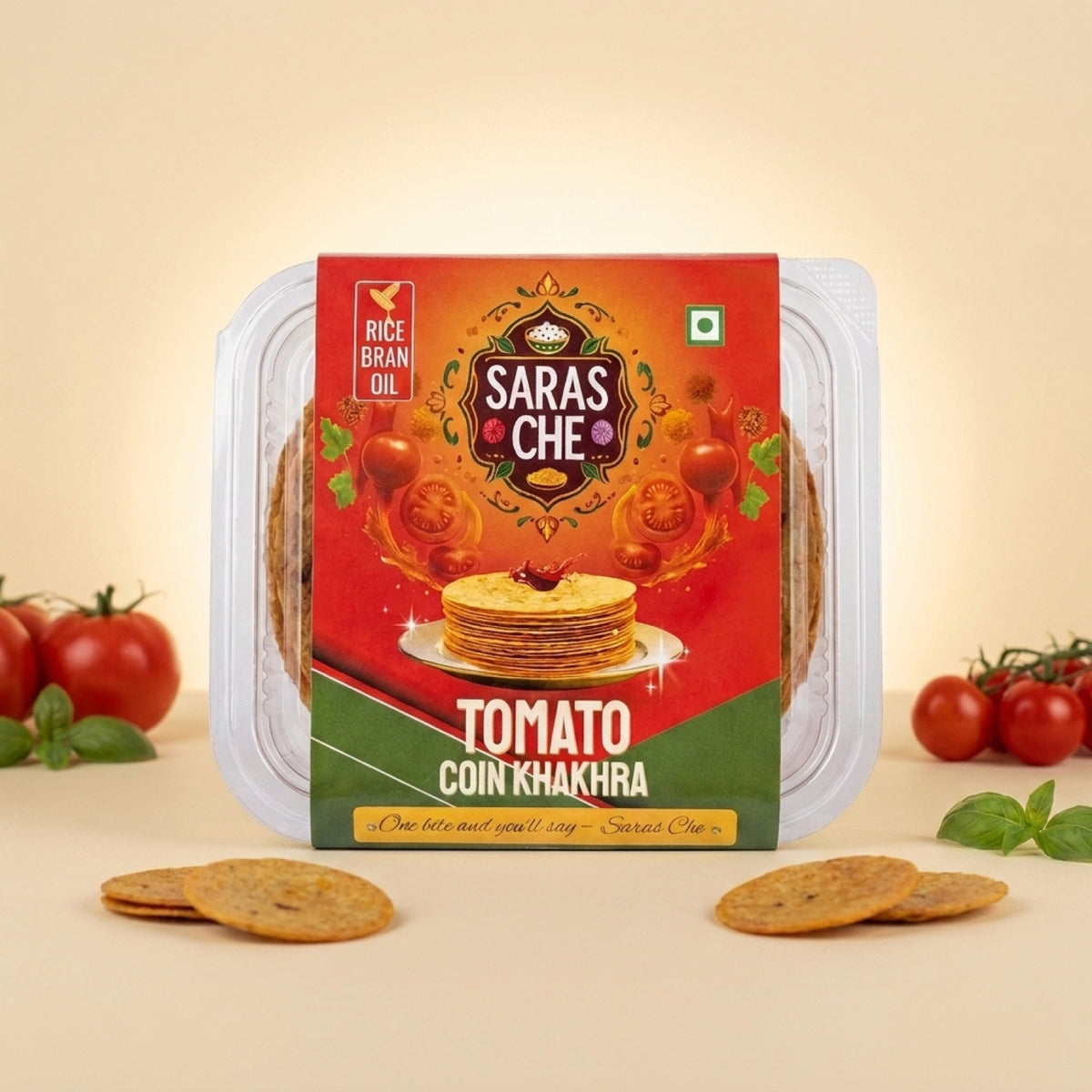 Tomato Coin Khakhra